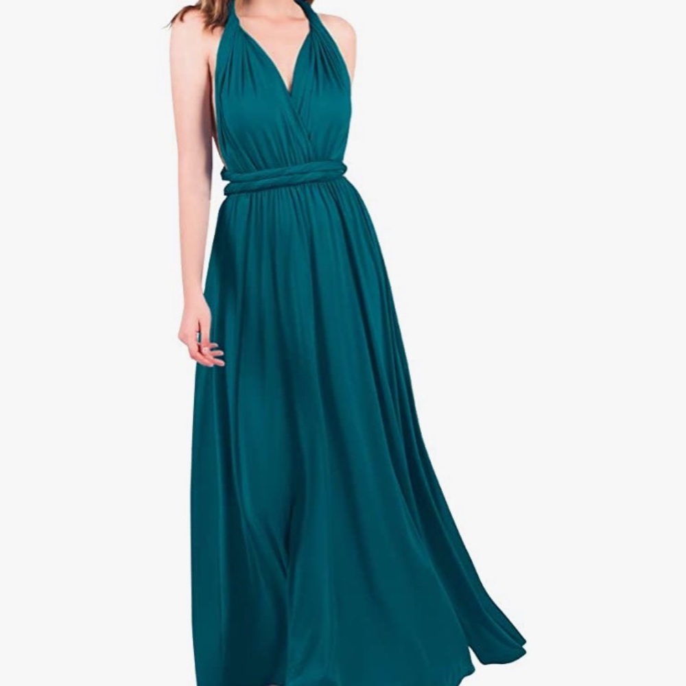 Teal Convertible Bridesmaid Dress